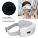 Eye Massage Device with Heat & Vibration - Foldable Bluetooth Eye Mask for Dark Circles & Dry Eyes Therapy - Buy Online on SooperMarket.com