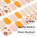 NAILOG Semi Cured Gel Nail Strips 34 pcs Salon-Quality Gel Nail Stickers Long Lasting Nail Wraps for Women with Soft Gel Finish Christmas New Year Design Waltz of The Flowers - Buy Online on SooperMarket.com