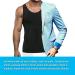 KOCLES Men's Compression Tank Top Body Shaper Vest - Abs Slimming Gym Shirt (Black, Medium) - Buy Online on SooperMarket.com