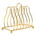 Gold Palette Rack - Carbon Steel Makeup Organizer with 6 Compartments | Coaster Holder & Drying Stand - Buy Online on SooperMarket.com