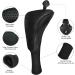 Golf Club Head Covers Set - Long Neck Mesh Sports Fan Design - 3 Pieces with Interchangeable No. Tags - Ideal Golf Accessories for Fairway Woods, Driver & Hybrids - Black - Men and Women - Buy Online on SooperMarket.com
