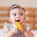 Buy Bexdug Yellow Sensory Chewing Chain - Creative Dinosaur-Shaped Silicone Fidget Toy for Kids | Portable Bite Chain for Sensory Relief - Buy Online on SooperMarket.com