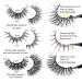 Shop 10 Pairs of Handmade Glitter Diamond False Eyelashes Reusable Fluffy & Easy to Wear for Parties & Festivals - Buy Online on SooperMarket.com