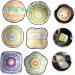 MAGICLULU 6pcs Ceramic Saucer Ceramics Sauces Sushi re-usable - Buy Online on SooperMarket.com