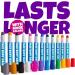 Blue Squid 12 Color Twistable Face Paint Marker Sticks Kit - Water Based Crayons for Kids & Adults | Halloween Belly Painting, Pregnancy Makeup | Body Paints Set - Buy Online on SooperMarket.com