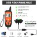 Remote Dog Training Collar with Sound & Vibration Modes - Rechargeable & Waterproof - 1000FT Range - Orange - Buy Online on SooperMarket.com