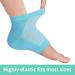 Vaincre Cracked Heel Repair Socks - 4 Pairs for Dry Cracked Feet - Gel Treatment - Spa Moisture - Overnight Heel Care (Regular, Multi-color) - Buy Online on SooperMarket.com
