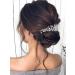 Catery Rhinestone Bridal Hair Comb - Silver Wedding Hair Piece for Women and Girls - Buy Online on SooperMarket.com