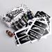 STIGMA Temporary Tattoo Kit - 10 Color Inks, 84 Stencils, DIY Body Paint and Fake Tattoos for Women and Kids - Buy Online on SooperMarket.com