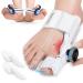 Tech Love Bunion Correctors for Women and Men Orthopedic Bunion Toe Straighteners Adjustable Bunion Splint for Big Toe Toe Separators for Hallux Valgus 1 PC White