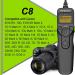 HANPUSEN Timer Remote Shutter Release Intervalometer for Canon EOS R5, 10D, 6D Mark II, 1D X Mark III, II, C, IV - C8 - Buy Online on SooperMarket.com