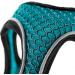 HUNTER HILO COMFORT Harness for Small Dogs - Mesh & Reflective Elements Turquoise ML - International Shipping Available - Buy Online on SooperMarket.com