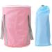 Collapsible Foot Soaking Bath Bag with 5 Layers Thickened Insulation Portable Travel Foot Bath Waterproof Material Sturdy Carrying Handle for Camping Fishing Picnic (Pink) - Buy Online on SooperMarket.com