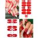 Kalolary 8 Leaves Nail Art with Nail File - Christmas Sticker Decals for Stunning Manicure | Self-Adhesive Fashion Decoration - Buy Online on SooperMarket.com