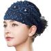 Dranng Lace Hairband Headwrap Lace Elastic - Pearl Lace Stretch Headbands Cloth Elegant Headband Women Hair Accessories Navy Blue - Buy Online on SooperMarket.com