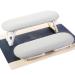 SAVILAND Arm Rest for Nails Tech: Foldable Soft Leather Nail Pillow Non-slip PVC Mat Nail Supplies Accessories Hand Holder Hand Rest Nail Bench for Acrylic Nails Salon Professional Use Must Have
