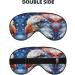 Patriotic Eagle Soft Sleep Eye Mask | Breathable Travel Eye Patch for Women | Perfect for Relaxation - Buy Online on SooperMarket.com