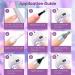 Mermaid Effect Pearl Glitter Gel Polish - Reflective Sparkle Shiny Clear Pastel Nail Gel - 7.5ml - UV/LED Lamp Cure - Nail Art Manicure - Buy Online on SooperMarket.com