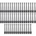 50-Pack One-Way Mini Cleaning Brushes with Nylon Bristles & PP Handles - Perfect for Razors Baby Bottles Keyboards & More - Black - Buy Online on SooperMarket.com