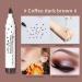 Sumeitang 2 Colors Liquid Freckle Pen - Natural Lifelike Face Fake Freckle Makeup - Waterproof Long Lasting Quick Dry Faux Freckles Pen - Light Brown & Dark Brown - Buy Online on SooperMarket.com