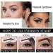 Brow Stamp Waterproof Makeup Eyebrow Powder Stencil Kit One Step Brow Stamp Shaping Kit for Grooming and Drawing Brows Reusable Eyebrow Tint Styling Tool Eye Brow Stamp with Brow Brush Cosmetic Tool - Buy Online on SooperMarket.com