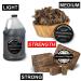 Aroma Depot Raw African Black Soap 1/2 Gallon - 100% Natural for Acne, Eczema, Psoriasis - Handmade from Ghana - Buy Online on SooperMarket.com