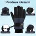 ONESING Kids Snow Gloves 2 Pair Set | Ages 3-12 | Boys Winter Ski Gloves | Warm, Windproof & Thick | Gray & Navy Blue (3-7 years) - Buy Online on SooperMarket.com