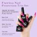 LKE Gel Nail Polish Kit with 72W UV Lamp - Barbie Pink Gel Polish Set with Top & Base Coat - Manicure DIY Gifts for Women - Buy Online on SooperMarket.com