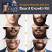 Beard Growth Kit - Derma Roller, Oil & Balm for Fuller Facial Hair | Perfect Gift for Men - Buy Online on SooperMarket.com