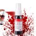 Go Ho Fake Blood (1 oz)Fake Blood Spray Halloween Fake Blood Washable Eye Blood Drops Blood Splatter for Clothes Halloween Zombie Monster Vampire Blood Costume Cosplay Makeup 1PC 1 OZ Fake Blood Spray