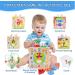 Shop Montessori Motor Cube Toys for 1-3 Year Olds | Activity Cubes for Babies 12-18 Months | Perfect Gift for Boys & Girls | Wooden Motor Skills Toys (Pink) - Buy Online on SooperMarket.com