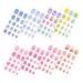 Gogogmee 8 Sheets Children's Nail Stickers Nails False Nail Nails for False Nails Nails Press on Nails for False Nail Tips Fake Nails False Nail for