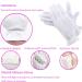 100% Cotton Eczema Gloves - 6 Pairs for Moisturizing & Bedtime, White Premium Quality for Dry & Sensitive Skin - Spa Therapy Treatment - Buy Online on SooperMarket.com