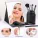 DUcare Travel Folding Makeup Mirror - Portable Slim Pocket Mirror with Stand - Ideal for On-the-Go Beauty - Buy Online on SooperMarket.com