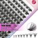 Rxuaw DIY Eyelash Extension Kit Lash Clusters 12 Rows Cluster Lashes with Glue and Tweezer for Lash Extension Beginners One - Buy Online on SooperMarket.com
