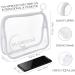 GLOBEGEAR Silicone Travel Bottles & TSA Approved Toiletry Bag Set - Vacation & Cruise Must Haves - Model GG3 - Buy Online on SooperMarket.com