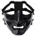 Airsoft Mask Protective Fashion Half Face Mask Outdoor Game Mask Tactical Prajna Face Hannya Oni Motorcycle Evil Demon Knight for Halloween Cosplay