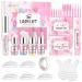 Lash Lift Kit Eyelash Perm Kit Professional Eyelash Curling Lash Extension Set Lash Extensions Curling Premium Home Lash Lifting Tools Semi-Permanent Curling Perming Wave Suitable for Salon