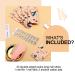 AILLSA Gel Nail Strips - Secret Garden Flower Gel Nail Polish Strips for Women 20pcs - Buy Online on SooperMarket.com
