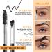 Beili Duo Eyebrow & Eye Brush Set - Precision Eyelash Mascara Brush for Flawless Makeup Application | 2pc BA18 - Buy Online on SooperMarket.com