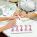 Acrylic Nail Display Stand | Magnetic Nail Tip Holders | Nail Art Stands for Salon & Home | Manicure Tools (Metal Pink) - 2 Sets - Buy Online on SooperMarket.com