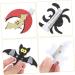ABOOFAN 4 Pairs Halloween Hair Clips Spider Hairpin Bat Hair Clip Gothic Hair Accessories Goth Hair Clips Clips for Hair Ghost Spider Skull Hair Barrette Issue Card Felt Iron - Buy Online on SooperMarket.com