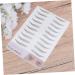 NOLITOY 2pcs 3d Eyebrow Stickers Eyebrow Makeup Kit Eyebrow Transfer Stickers Template Eyebrow Trimming Miss - Buy Online on SooperMarket.com