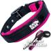 Buy Black Rhino Comfort Collar - Super Soft Neoprene Dog Collar for All Breeds | Adjustable Reflective Weatherproof (XL Pink/Black) - Buy Online on SooperMarket.com
