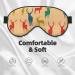 SSIMOO Deer Show Soft Sleep Eye Mask - Breathable Black Eye Patch for Travel & Relaxation | Perfect Gift for Women - Buy Online on SooperMarket.com