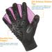 Cool Job Fur Care Gloves - Pet Shampoo Bath Brush & Depilatory Glove for Cats Dogs Horses & Rabbits (Size S-M) | International Shipping - Buy Online on SooperMarket.com