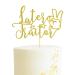 Arthsdite Later Traitor Cake Topper Relocating/Going Away/Job Change/Retirement/Last Day Office/Farewell Party Decoration - Gold Glitter