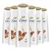 Dove Shampoo Oil Care - Nourishing Solution for Dry Brittle Hair | Bio-Restore Complex | 250ml (6 Pieces) - International Shipping Available - Buy Online on SooperMarket.com