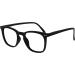 Opulize Bex Fern Glasses - Large Designer Frame Scratch-Resistant Black Men's Eyewear M64-1 -2.50 Diopters - Buy Online on SooperMarket.com