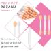 50 Disposable Eye Shadow Applicators - Dual-Sided Black Sponge Brushes for Women & Girls - Perfect Eye Makeup Tools - Buy Online on SooperMarket.com